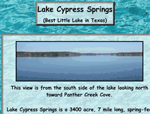 Tablet Screenshot of lakecypresssprings.org
